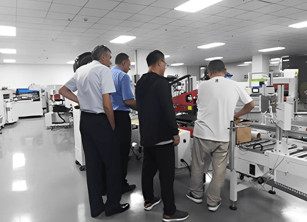 inspect automatic carton sealing machine